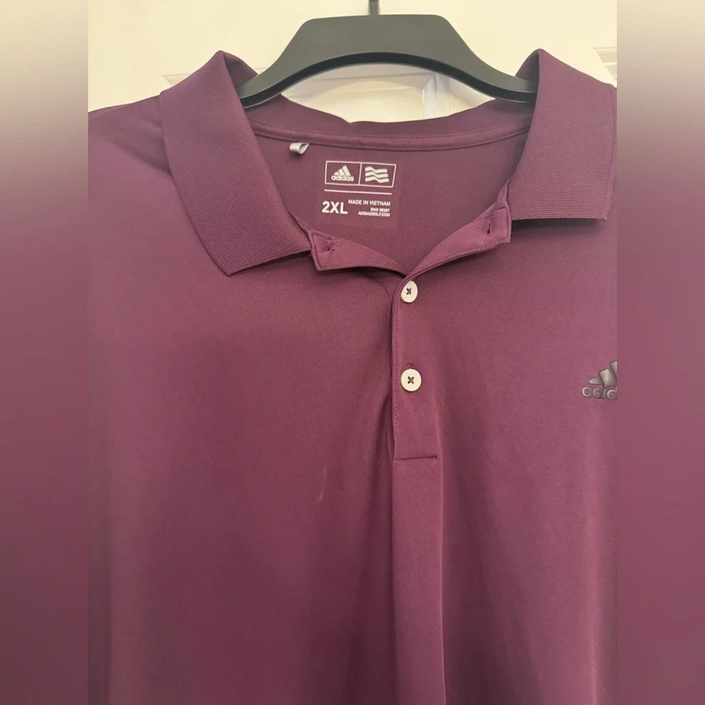 Adidas Men's Deep Purple Polo Shirt